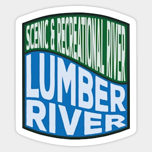 Lumber River Scenic and Recreational River Wave Sticker